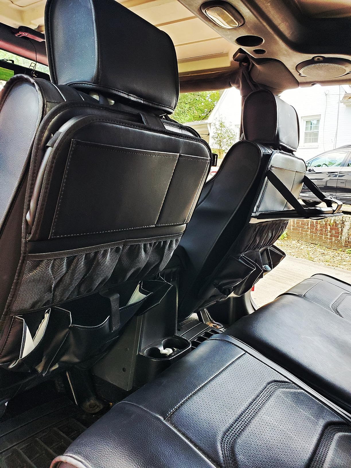 CruzeComfort™ Foldable Backseat Car Organiser With Table Tray