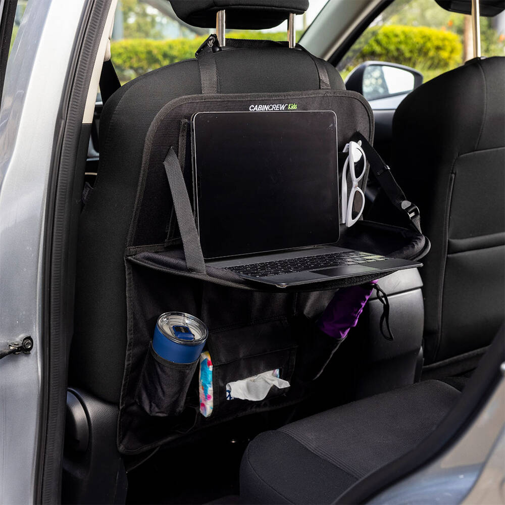 CruzeComfort™ Foldable Backseat Car Organiser With Table Tray